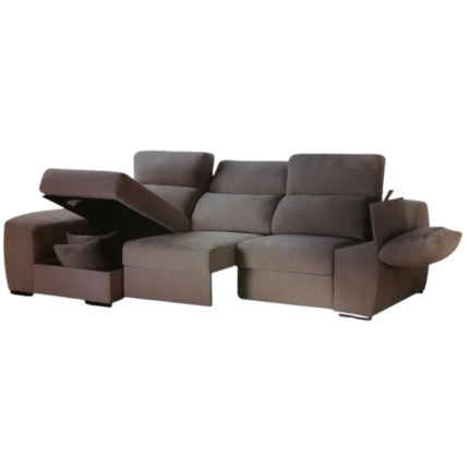CHAISELONGUE DESLIZANTE Y RECLINABLE