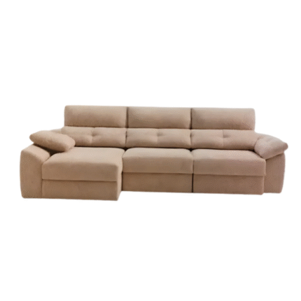 SOFÁ CHAISELONGUE ASIENTOS DESLIZANTES